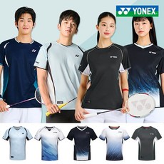 요넥스 티셔츠 반팔 남성 여성 배드민턴복 게임웨어 2026 SS