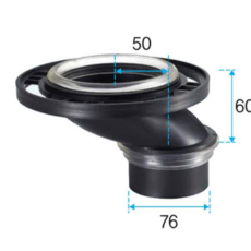 편심 후렌지 VG1 VG2 배관 겸용 75mm 5전 플렌지 받침대 변기 설치 해리화학, 1