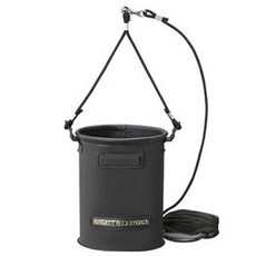 SHIMANO BK-151S 汲水桶 取水袋 LIMITED PRO (黑/6L) 釣魚專用, 黑