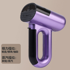 GUEFOON 蒸汽熨燙機除蟎幹溼兩用電熨斗家用旅行吸附式手持掛燙機, 英規（5744）, 紫色