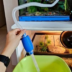 어항 청소 물 교체 배수 흡입 호스 수족관 관리 청결 유지 물고기 사육 환경, 1개