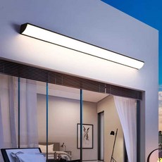 야외 벽등 간판등 벽걸이조명 전기 전통 주 가능 간접, 블랙 45cm 18W 백색광