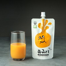 [쮸규리] 100% 제주유기농감귤 껍질째 착즙한 주스 (150ml), 50개, 150ml