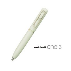 유니 유니볼원 3색 0.38mm 회전식 다색펜 멀티펜, 1개, 그래스그린