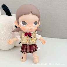 팝마트 지거 Zsiga 1/8 액션 피규어 인형옷 인형 의상 스커트 4피스 세트 20cm BJD 인형 드레스, 20CM 가지 누나의 옷에는 인형이 포함되어 있지 않다, 레드 스커트 4피스 세트