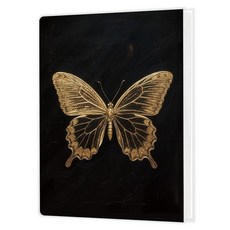 Cabana Bro 사진 앨범 36개의 4x6 사진 보관 다크 아카데미아 무디 골든 나비 작은 사진 앨범 가족 졸업 결혼 기념일 여행 휴가를 위한 메모리 기념품 선물, Butterfly Dlack