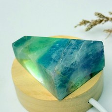 千層紫螢石山形擺件