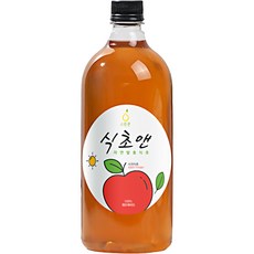 스윗쿡 식초앤 천연 자연 발효 사과식초 수제100%, 1개, 1L