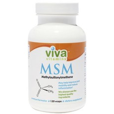 viva vitamins MSM保健素食膠囊, 1個, 120 件