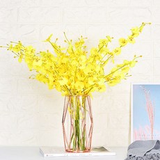 꽃병 인테리어 투명 고급 화병 소형 로즈골드_mdcare26