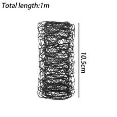 1/10M 육각형 철망 정원 꽃 가금류 식물 고정용 DIY 닭장망 공예망 롤 보호망, Bla
