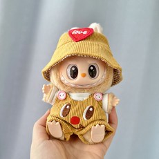 라부부 인형옷 팝마트 Labubu 인형 의상세트 (인형 미포함) MD024, 옐로