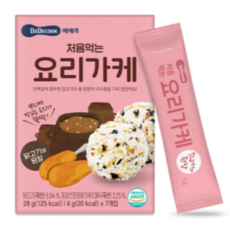 베베쿡 처음먹는 요리가케, 28g, 2박스, 된장 닭고기