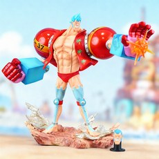 원피스 프랑키 철인 피규어 28cm (커티 프람 밀짚모자 캐릭터 모형)