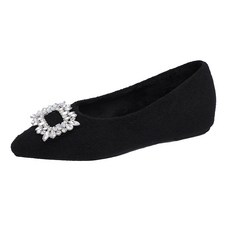 [100%정품 해외직배송] DANGLIANG 스위트 스타일 미니멀리스트 스타일 패션 다용도 편안하고 도톰한 블랙 의상 스웨이드 캐주얼화 3cm 여성