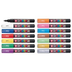 유니 포스카 마카 PC-1M 실사 0.7mm, 화이트