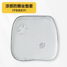 涼感坐墊套 辦公室椅子透氣防髒坐墊, 涼感坐墊套(無坐墊)