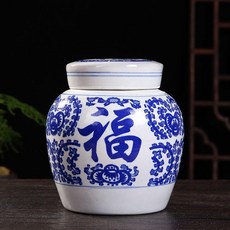 骨灰罈 骨灰罐 遷墳殯葬用品 寵物骨灰盒, 福字小號, 1個