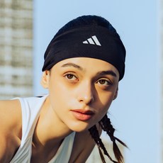 아디다스 스포츠 헤드밴드 ADAC-16400, 블랙, 1개