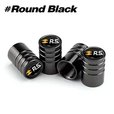 4 개/대 자동차 바퀴 타이어 밸브 캡 Renault RS Clio Scenic Logan Megane Koleos Sandero Safrane 액세서