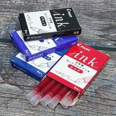 파이롯트 정품 만년필 잉크 카트리지 1팩(5본입) spi87016ai, L 블루, 0.7mm 캘리그라피