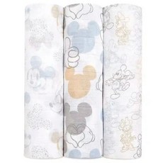 花媽婦嬰用品店 Aden & Anais 經典多功能包巾3入組，多用途透氣棉紗材質，寶寶呵護首選