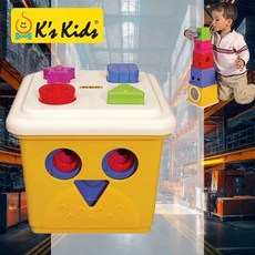 블럭쌓기바구니 장난감교구 모양끼우기 도형학습 홈스쿨링 감각발달 소근육발달