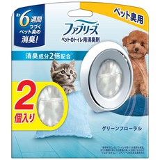 페브리즈 탈취 방 향제 애완동물 화장실용 그린플로럴 7mLx2개