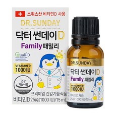 닥터썬데이D 패밀리, 15ml, 1개