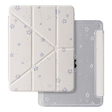 DANYCASE Y형 투명 아크릴 아이패드 케이스, 1개, 1-별 패턴