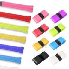 테니스 라켓 그립 테이프 8피스 프리컷 미끄럼 방지 땀 빠르게 마르는 오버그립 마감 테이프 흡수성 랩 배드민턴 손잡이 액세서리(8가지 색상), 테니스 라켓 그립 테이프, 8피스 프리컷 미끄럼 방지