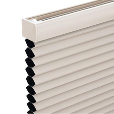 Changshade 무선 셀룰러 쉐이드 창문용 빛 필터링 벌집 풀다운 플리츠 블라인드 실내 창문 및 프렌치 도어에 쉬운 설치 너비 83.8cm(33인치) x 높이 162.