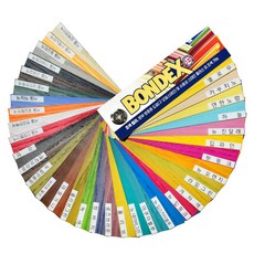 본덱스 조색 컬러칩 34색, 단품