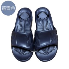 台灣製疏水工學防滑拖鞋 浴室/室內/室外/排水/防水拖鞋, 藏青色,鞋長29cm, 1個