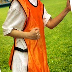 엠비아5 밴드형 팀조끼 오렌지 단체조끼