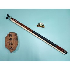 【國華撞球】M083-04連加斯撞球桿：黑檀聖誕樹四色版，六插設計，仿紹工藝，專業撞球首選, 1個