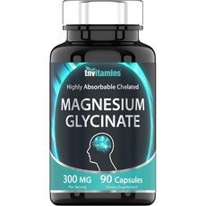 마그네슘 글리시네이트 300MG 90캡슐 45일분 고함량 Magnesium Glycin, 마그네슘 글리시네이트 300MG  90캡슐, 1개, 90정