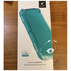 Gulikit NS SWITCH LITE 主機水晶殼 保護殼，透明PC材質，防刮耐磨，輕巧易攜帶，完美保護您的遊戲機, 1個, LITE水晶殼, 透明, LITE水晶殼