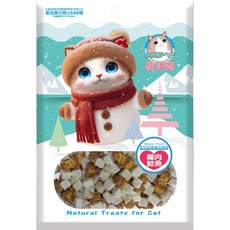 OMO 歐姆貓 海陸原肉凍乾粒 貓零食, 1個, (袋)雞肉鮭魚凍乾粒25g*1包