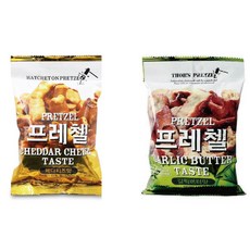 [파란푸드] 프레첼 갈릭버터맛5봉+체다치즈맛5봉, 85g, 10개