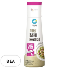 청정원 저당 참깨 드레싱, 310g, 8개