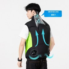 여름 냉각 에어컨 조끼 남녀공용 시원한 통기성 좋은 야외활동 낚시 등산 작업용 경량 아이스조끼 편안한 착용감 쿨링 기능성
