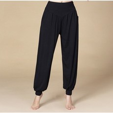 로로피아니 요가 와이드 편한 모달 운동 몸빼바지 팬츠 댄스 항아리 실내바지 복부바지