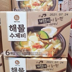 이가자연면 해물수제비, 1.131kg, 1개