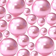 YULYNJQ 꽃병 필러 비즈 300피스 로열 블루 플로팅 비즈 센터피스 꽃병용 인조 진주 플로팅 캔들 웨딩 테이블 생일 테마 파티 홈 데코 메이크업 브러시 비즈 구멍 없음(, 300 Pieces, 핑크