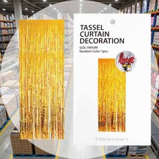 수술커튼 1mx3m 대 골드 배경장식 파티션 백그라운드 셀프웨딩촬영 문장식 파티커튼