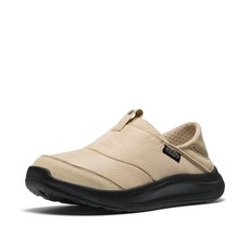 KEEN 남성용 Whyser 가볍고 편안한 재활용 소재 크러쉬백 슬립온 블랙. 137634