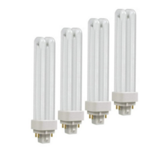 오스람 삼파장 콤팩트 형광램프 4핀 18W DULUX D/E 18W/830, 기타색, 4세트