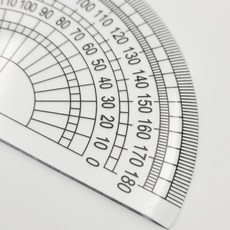 플라스틱 직선자 각도기 15cm 직각자 세트