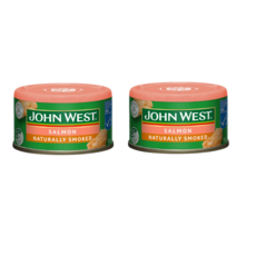 존 웨스트 스모크 살몬 연어 통조림 John West Naturally Smoked Salmon, 2개, 95g